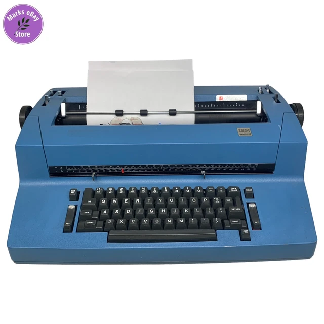 IBM Selectric II 2 Correcting Original Blue - Works Great