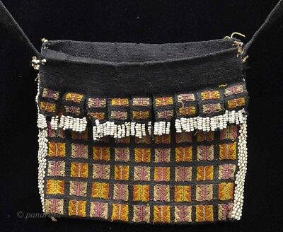 Old tribal fine "Aluk" Betel nut bag from Atoni people, Timor Indonesia