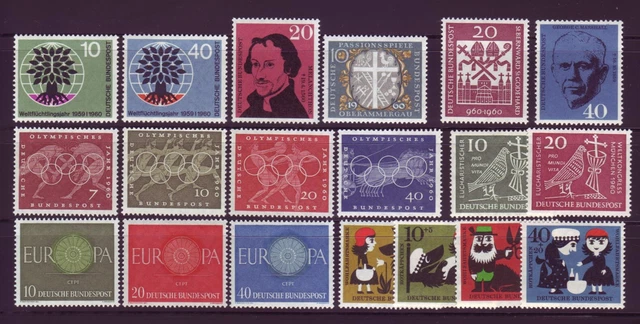 Bund Jahrgang 1960 postfrisch
