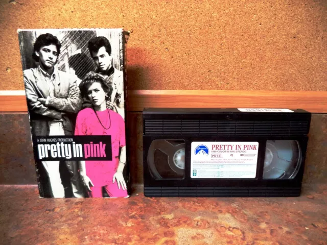 Pretty In Pink Vhs 91 Molly Ringwald Jon Cryer James Spader Harry