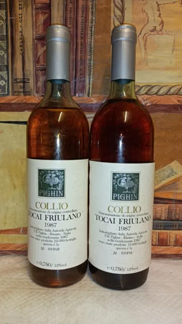 1x Vino 1987 Collio Tocai Friulano Pighin 75cl 12% (FM)