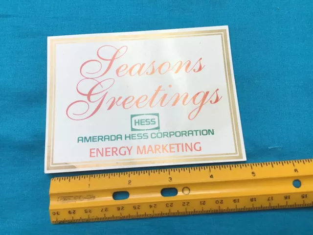 Amerada Hess Corporation Season Greetings Card