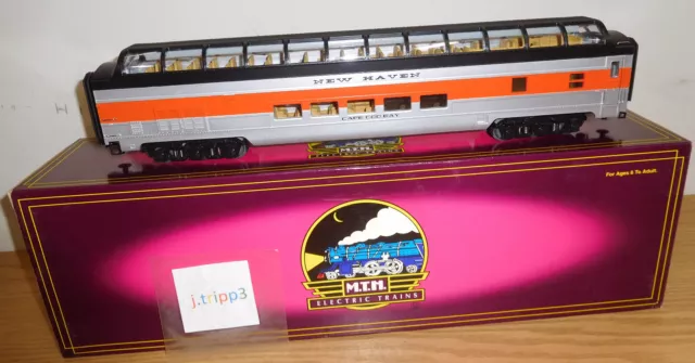 Mth Premier 20-67008 New Haven O Scale Full Vista Dome Passenger Train Cape Cod