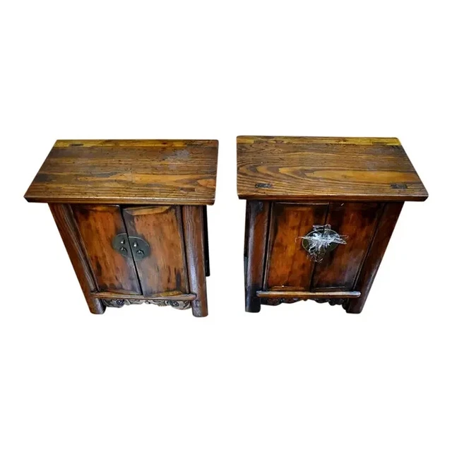 Pair of Asian Night Stands or Cupboards