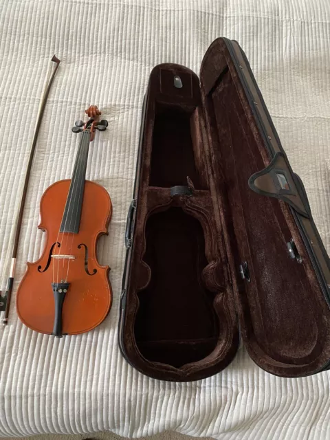 violin, full size, copy of Antonius Stradivarius Cremoventis, with case and bow