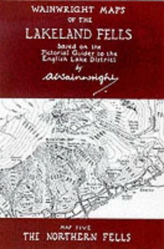 WAINWRIGHT MAPS OF the Lakeland Fells: The Northern Fells Map 5 par ...