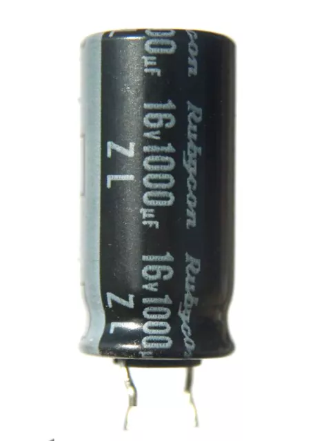 6pcs Rubycon ZL 1000uf 16v 105C Radial Capacitor NEW