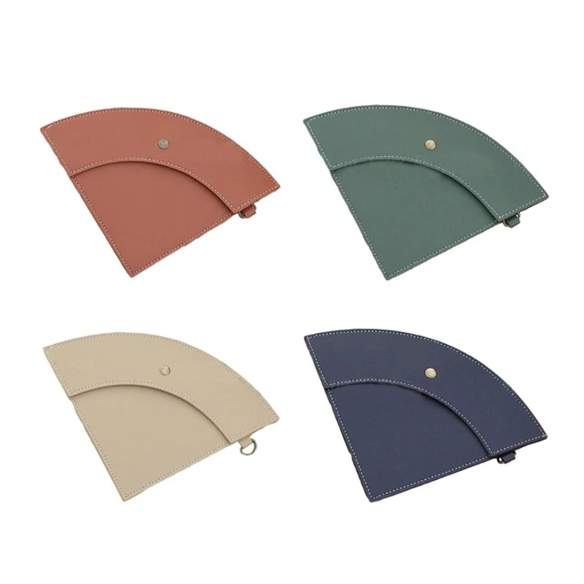 PU Leathers Coffee Filter Paper Storage Bag Waterproof Coffee Filters Pouch