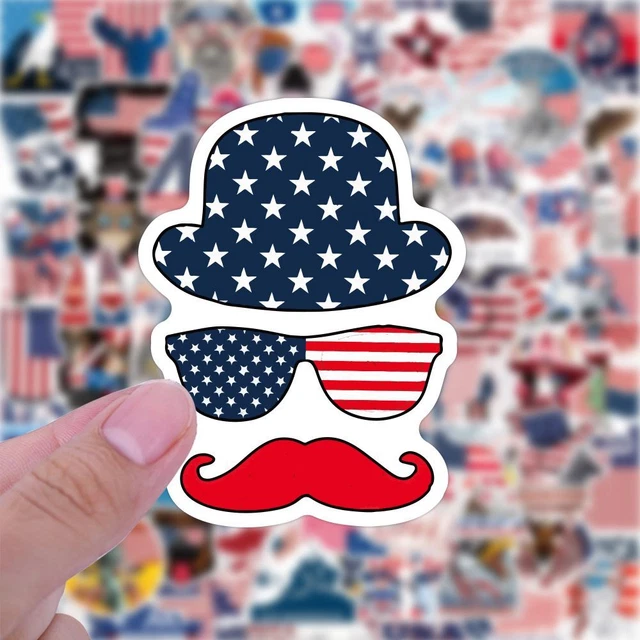 Phone Fridge Skateboard Graffiti Stickers Independence Day Stickers Decals