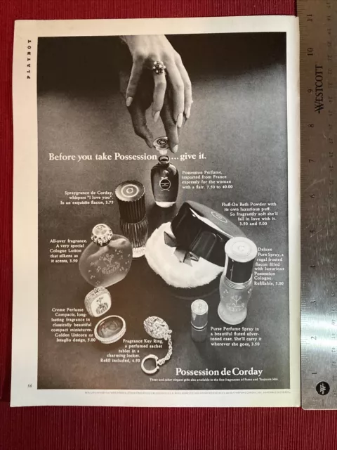 Hai Karate Cologne & After Shave For Men 1967 Print Ad - Great To Frame!