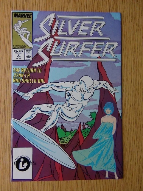 1987 Marvel Comics Silver Surfer #2 NM- Ron Lim Art