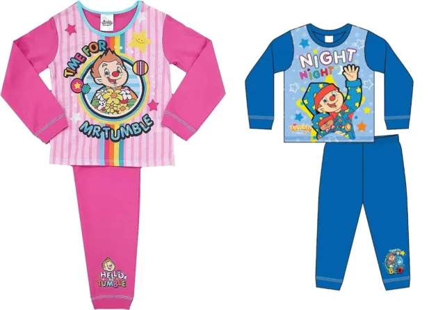 Boys Girls toddler Mr Tumble pyjamas nightwear character set