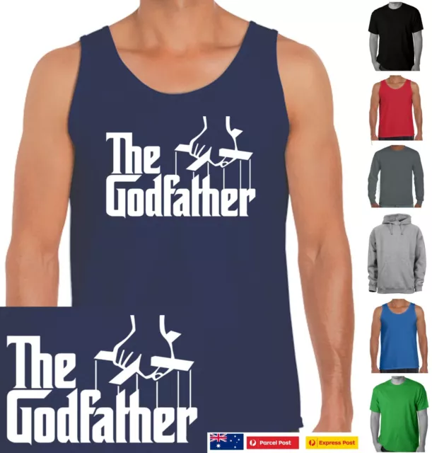 The Godfather 70's retro Funny T Shirts Men's t shirt Mens Singlet  Mafia crime