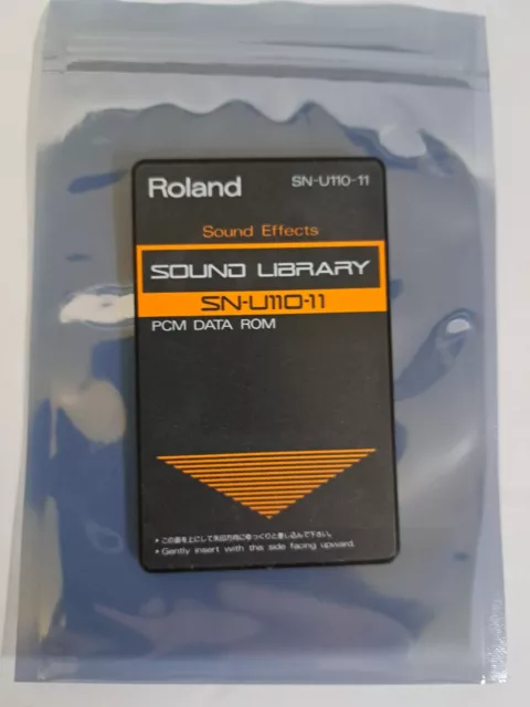 Roland SN-U110-11 Sound Effects Sound Library PCM Data Rom for U-110 D-70 USA