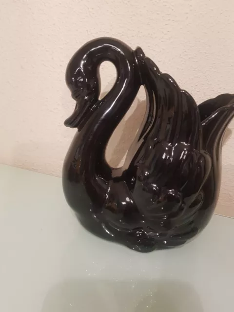 Blumenvase Schwan