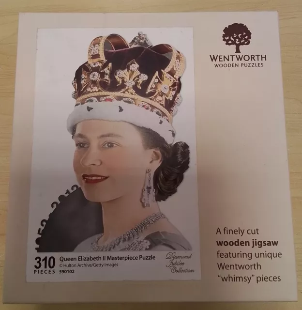 Wentworth Wooden Jigsaw Puzzle Queen Elizabeth II