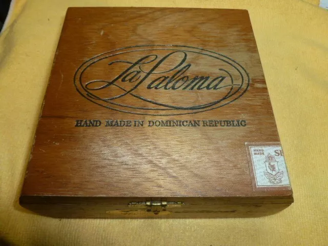 La Paloma Lonsdale Ceder Wood Cigar Box EMPTY NO CIGARS