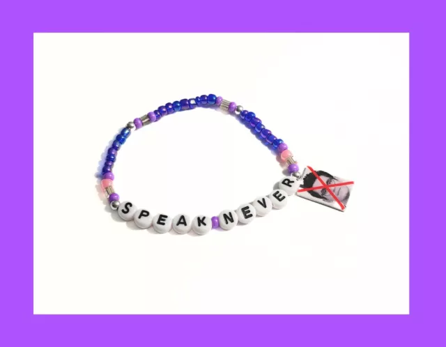 Speak NEVER JOHN MAYER Taylor SWIFT inspired Friendship BRACELET