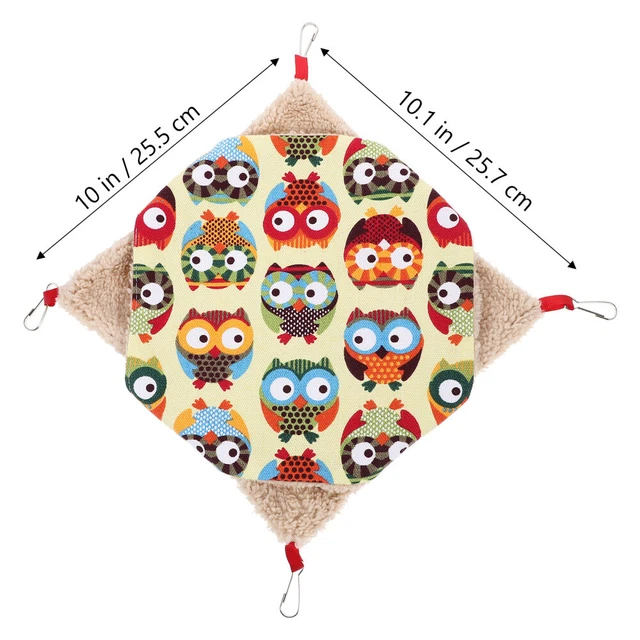 Hamster Hammock Comfortable Chinchilla Hammock Decorative Hamster Bed Hamster 2