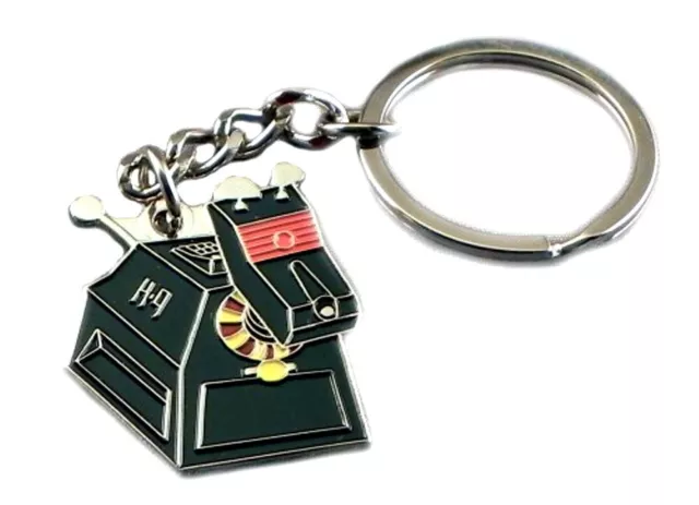 Keyring Metal & Enamel Dr Who K-9 (K9) Robot Dog (35 x 32mm) Sci-Fi Time Travel