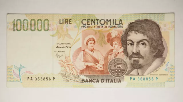 Italy  1994 100,000 Lire  **Nice Note**Free Shipping 0496