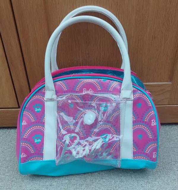 Barbie Pet Vet Travel Bag Handbag Carry Case Mattel Dog Accessory Toy Pink Blue