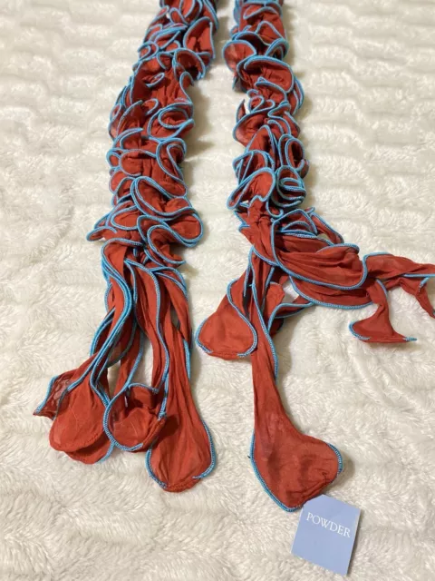 NWT Powder SCARF Trinity Teal Viscose New