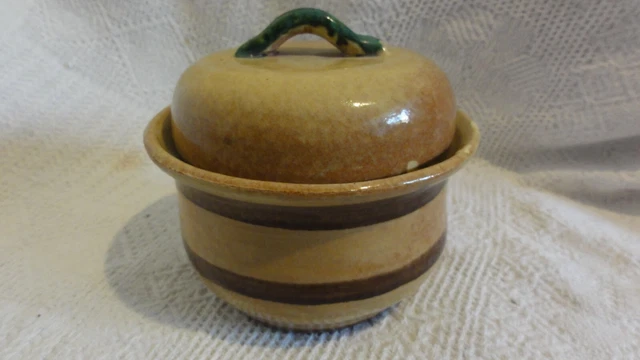 Plat à Four En Terre Cuite émaillée – Décors D’oies – 1,5L, Fait Main