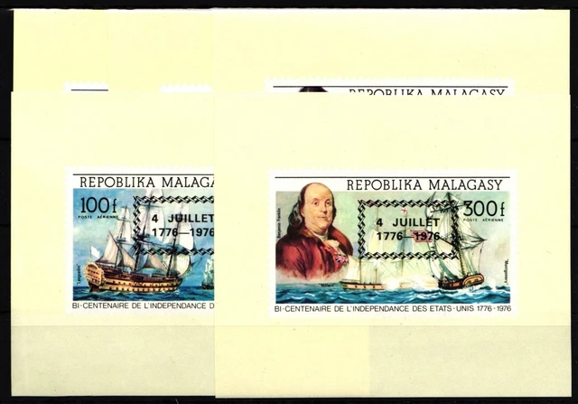 Madagascar 808-812 Mint Single Block #JJ021