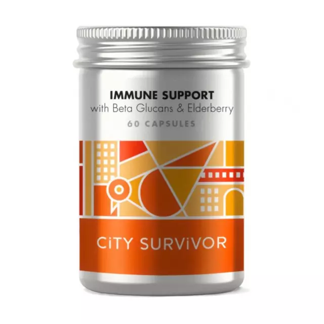 City Survivor Inmune Soporte Con beta Glucanos & Sauco 60's