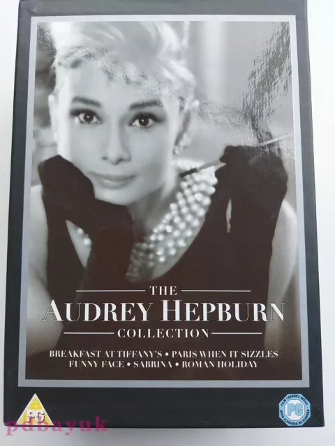 The Audrey Hepburn Collection (2006) 5 Movie Collection (DVD, R2, PG) ~4689