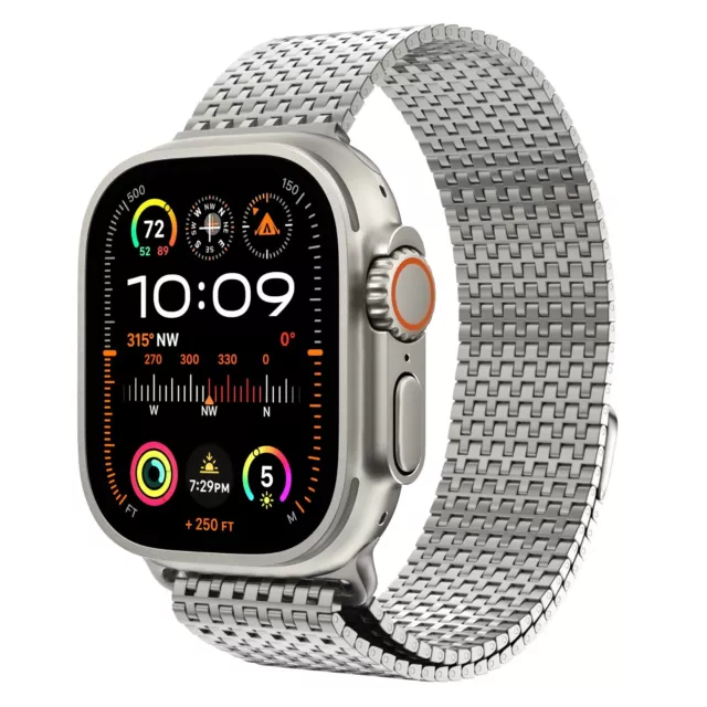 For Apple Watch Ultra 9 8 7 6 5 4 2 SE Milanese Loop Band iWatch Strap 38mm-49mm