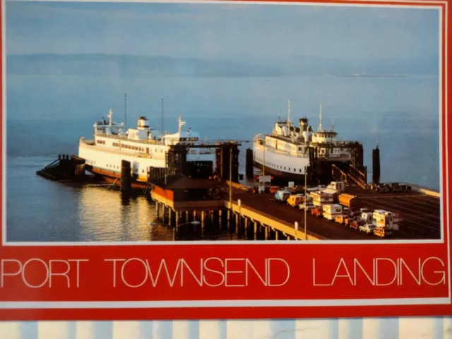 Vintage Post Card  Port Townsend Landing Port Townsend Wa