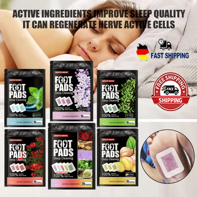 Cleansing Natural Ingredient Deep Sleep Relief Patch Detox Foot Pad Adhesive Kit