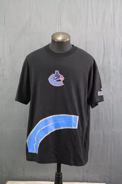 Vancouver Canucks Shirt (VTG) - Molson Canadian Hockey - Men's Extra-Large