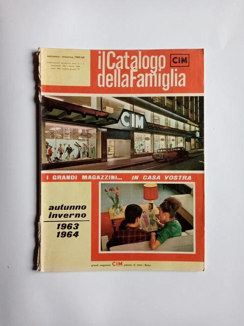 Cim Catalogo Acquisti Corrispondenza Grandi Magazzini Stagione 1963/64