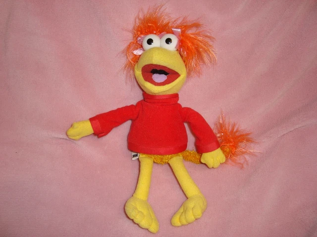 Jim Henson 's Fraggle Rock RED with bendable tail Plush Nanco 9"