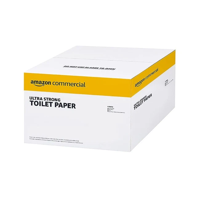 2PLY WHITE Ultra Strong Toilet Paper, Septic Safe