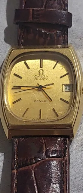 orologio uomo usato Omega Di Vile Quarzo26.80Mm X 31.98Mm Perfettamente Funziona
