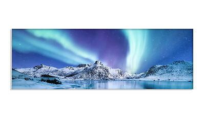 Bild Leinwandbilder Canvas Polarlichter in Norwegen Designbild A05378 