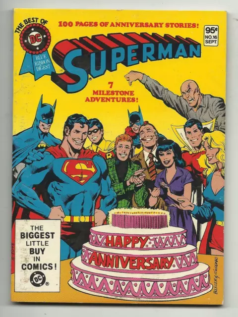 Best of DC Blue Ribbon Digest #16 - Superman - Batman - Lex Luthor - FN+ 6.5