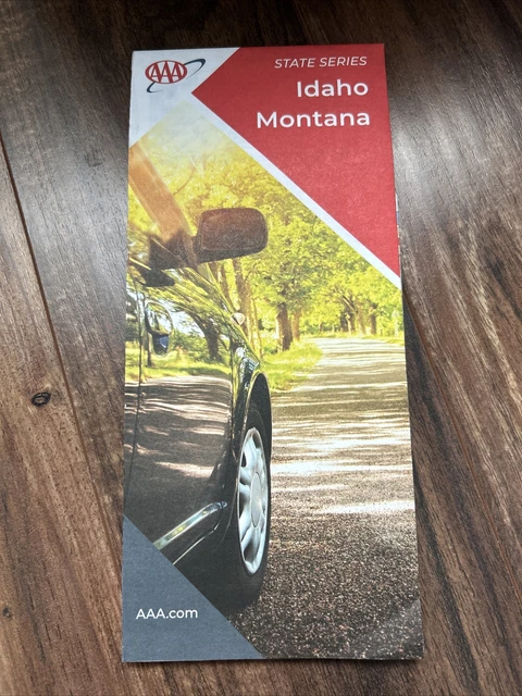 Idaho Montana State Series Highway Travel Map 2022 NEW