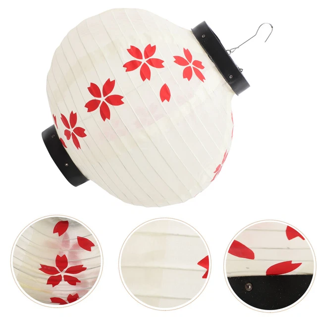 Silk Cloth Japanese Style Cherry Blossom Lantern Paper Lights Lanterns