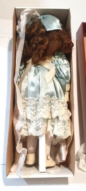 Dynasty Doll Anna Collection Porcelain Doll MARJORIE Hand Painted NIB (#615) 2