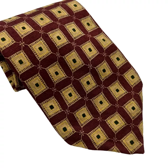 VTG PETERBOROUGH ROW BLOOMINGDALES Mens Tie SILK Necktie Imported Made in the US