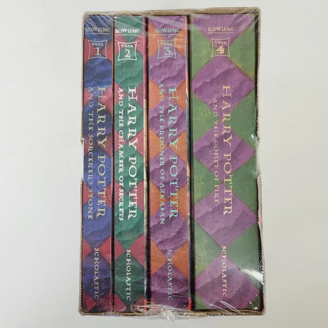 Harry Potter Book Set 1-4 Scholastic Books Paperback New Sealed 2