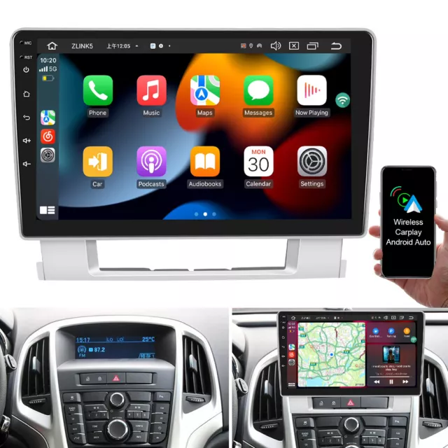 32GB Android 13 Apple Carplay GPS Autoradio Für OPEL Astra J Vauxhall 2010-2017