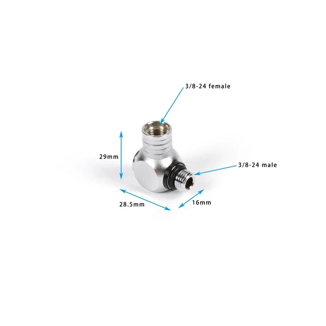 Adaptateur Pour Inflateur BCD Plongée - Mamelon En Laiton Chromé Avec Joint Torique - Pour Connexion Tuyau Et Régulateur