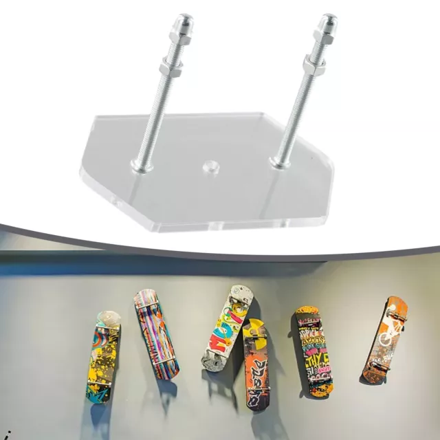 Functional Skateboard Wall Display Versatile Holder for Deck Organization