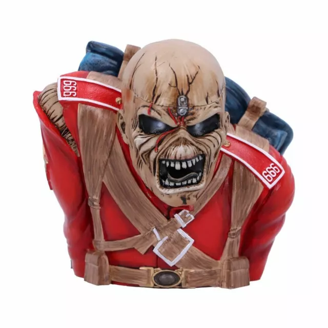 Iron Maiden Officially Licensed Trooper Eddie Bust Box 11cm NEW BOXED